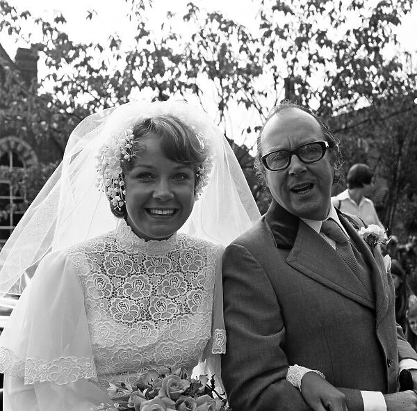 Wedding of Gail Morecambe, daughter of Comedian, Eric Morecambe, to Paul Jarvis