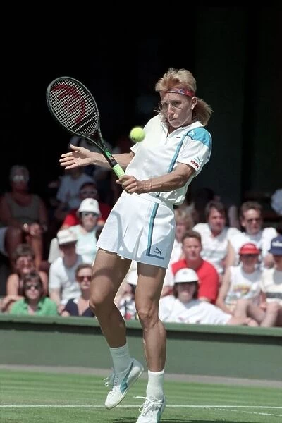 Wimbledon. Martina Navratilova. June 1988 88-3373-013