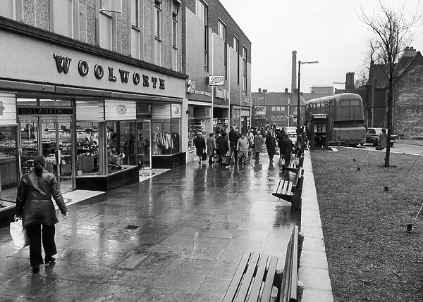 Woolworth Store at Market Place, Bedworth 8th January 1971