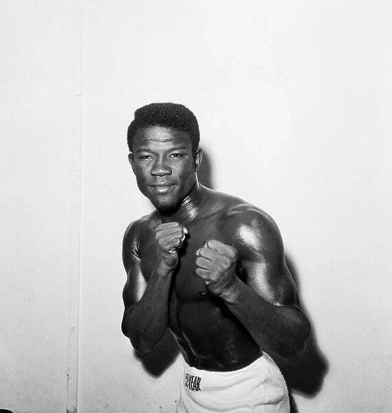 World Welterweight champion Emile Griffith of the USA, in Britain to defend his title