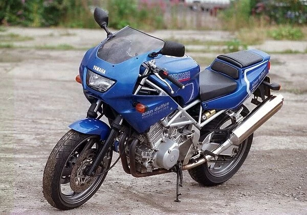Yamaha TRX motorbike August 1998 Blue Alan Duffus motorcycles
