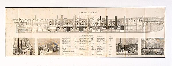 SS Great Eastern, lower sectional plan