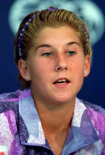 Photo Ancienne De Monica Seles - Joueuse De Tennis Yougoslave - Années 1980 - Originale