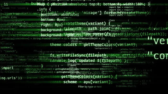Framed Print : 3D Rendering Print of Virtual Code Blocks Framed Print : 3D Rendering Print of Virtual Code Blocks