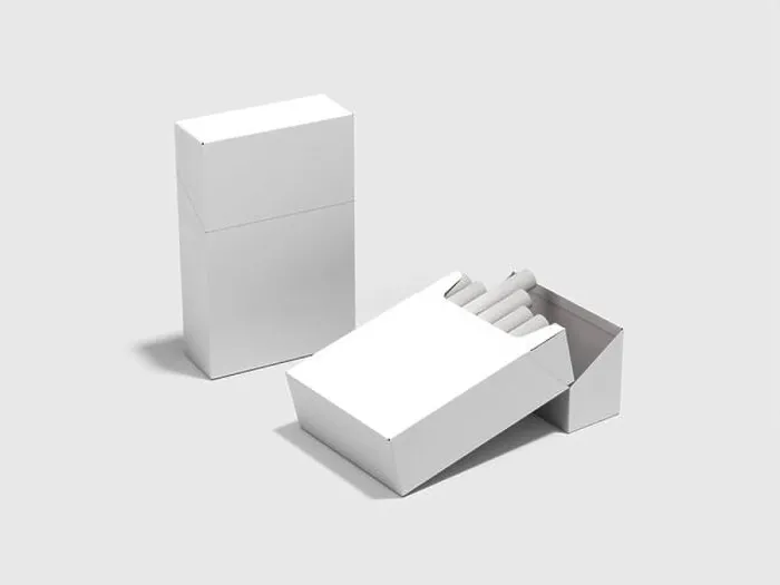 cigarette box mockup Premium Custom Boxes for Modern Brands Cigarette packaging mockup PSD, High