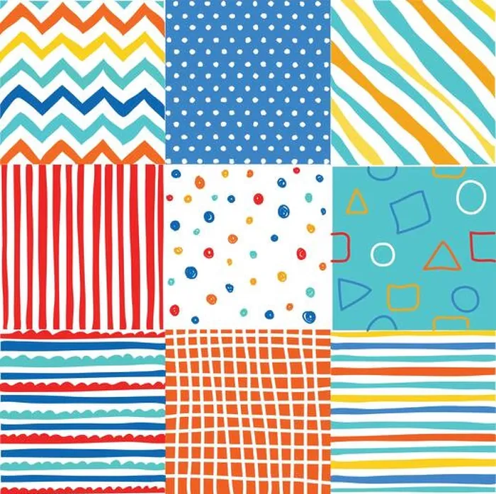 Framed Print : Cute Kids Seamless Print Patterns