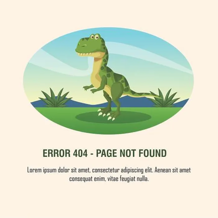 Framed Print : Dinosaur Error 404 Print Icon Vector Illustration Framed Print : Dinosaur Error 404 Print Icon Vector Illustration