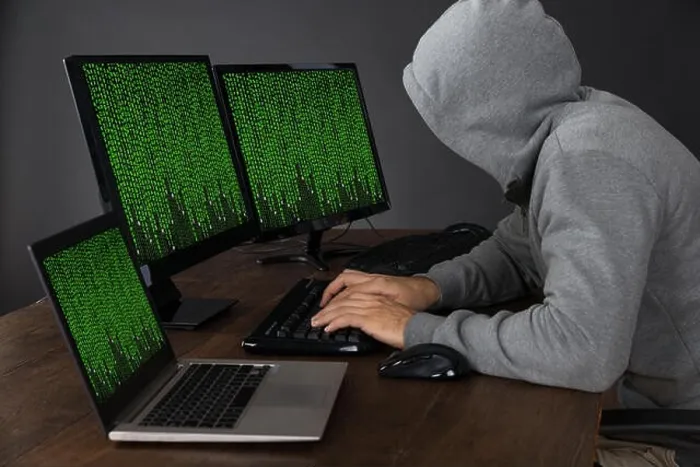 Framed Print : Binary Code Print of a Hacker Typing at a Desk Framed Print : Binary Code Print of a Hacker Typing at a Desk