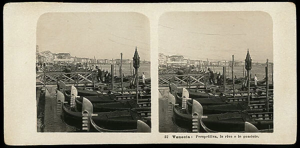 Animated view of Venice; Stereoscopic photograph