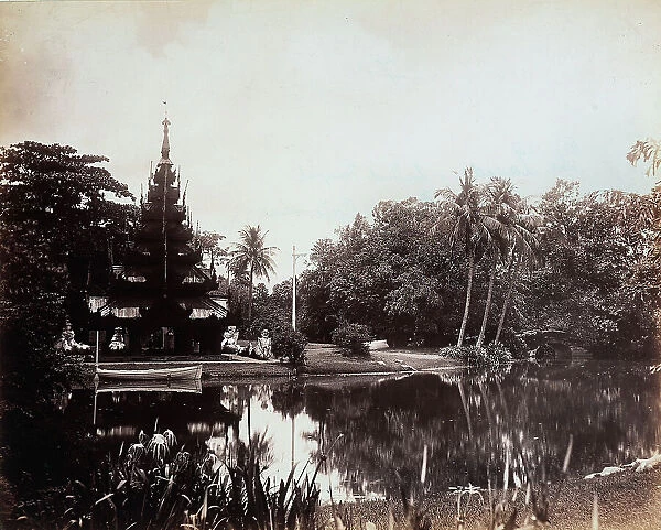 Burmese Pagoda in the Gardens of Eden in Calcutta