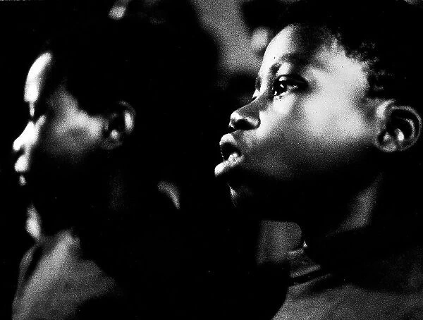 'Congolese youths'. Portrait of an African child