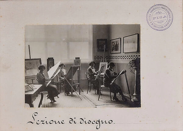 'Drawing Lesson', Professional Women's School and Home Education, Pisa