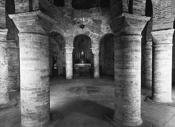 Interior of the Rotunda of San Lorenzo in Mantua
