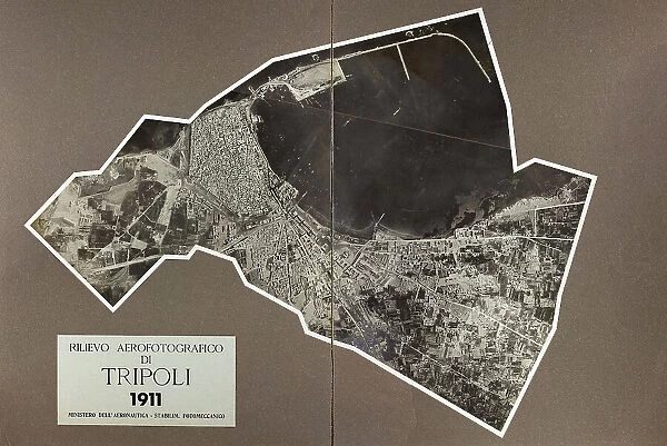 Italo-Turkish War (also known as the War of Libya or Libyan Campaign): survey aerial photography of Tripoli