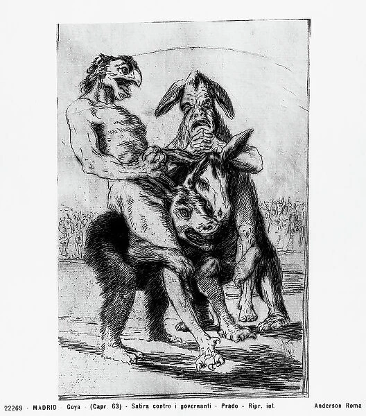 Look How Solemn They Are!, etching by Goya, in the Prado Museum in Madrid