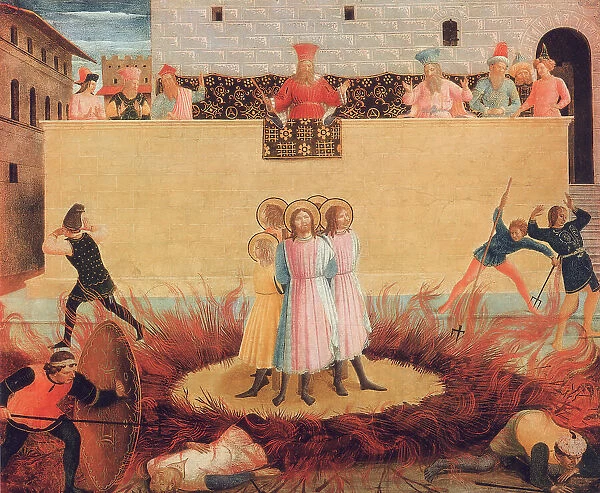 Martyrdom of the saints Cosma and Damian; painting by Fra Angelico. National Gallery of Ireland, Dublin