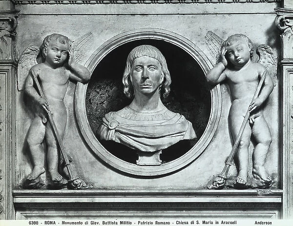 Monument of John the Baptist Militia preserved in the Church of Santa Maria in Aracoeli in Rome