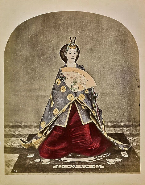 Portrait of empress Shōken, consort of the Emperor Meiji of Japan