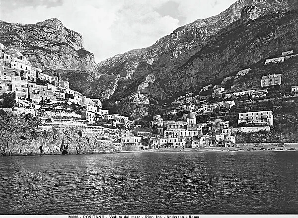 Positano viewed from the sea