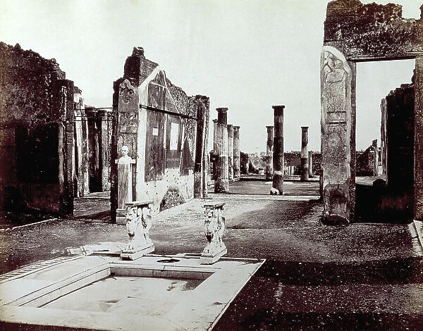 The remains of the house of Cornelius Rufus in Pompeii
