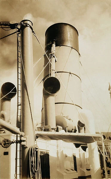 Smokestack of a ship, Tahiti