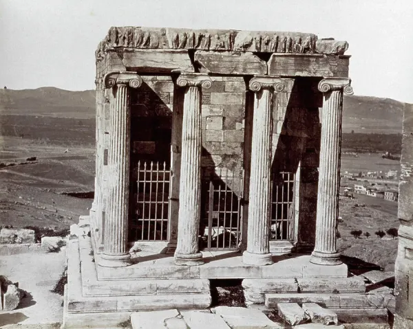 Ancient Greek Temple Acropolis Nike Temple Of Athena Nike