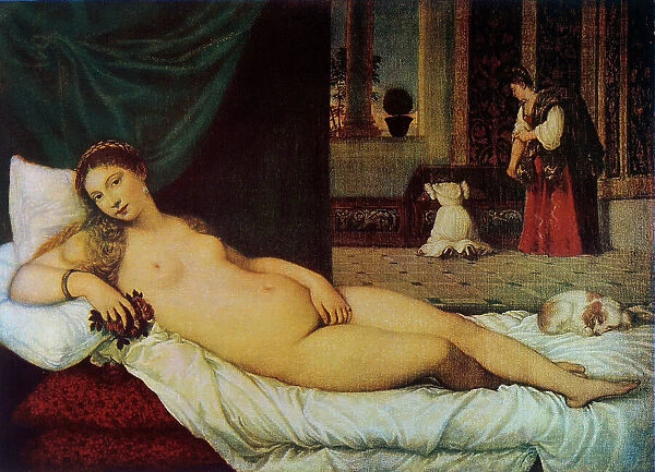 Venus of Urbino; Tiziano. Uffizi Gallery, Florence