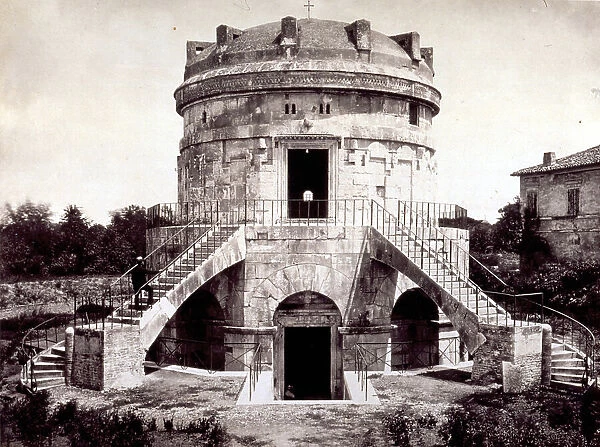 Front view of the Mausoleum of Theodoric, in Ravenna