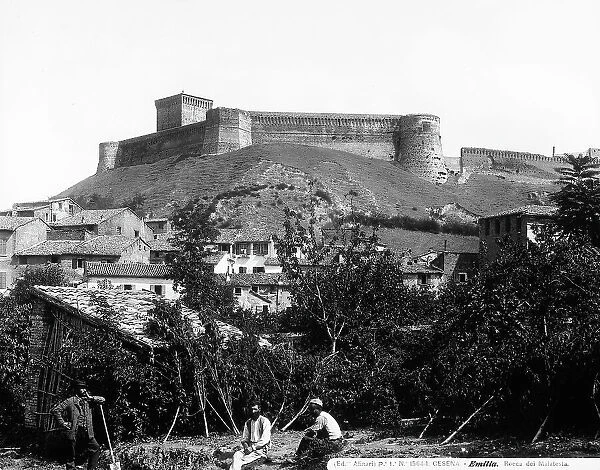 View of Rocca Malatestiana in Cesena