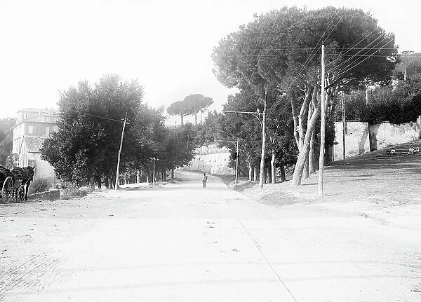 View of a street in Castel Gandolfo