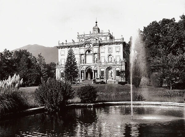 View of Villa Torrigiani from the garden