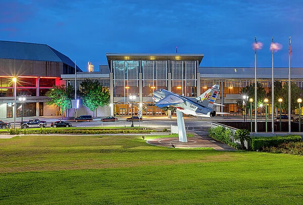 Louisiana, Baton Rouge waterfront, Memorial Plaza & River Center Exhibition Halls