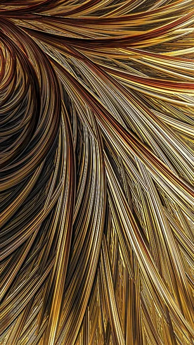 Framed Print : Abstract Feather Background Computer-Generated Print