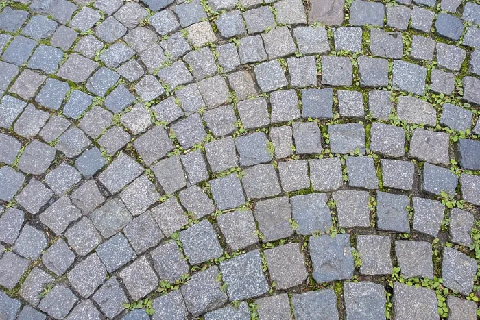 Framed Print : Cobblestone Texture Print, Munsterland Germany