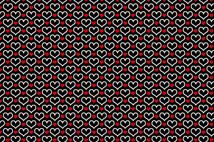 Framed Print : Abstract Heart Pattern Background Print