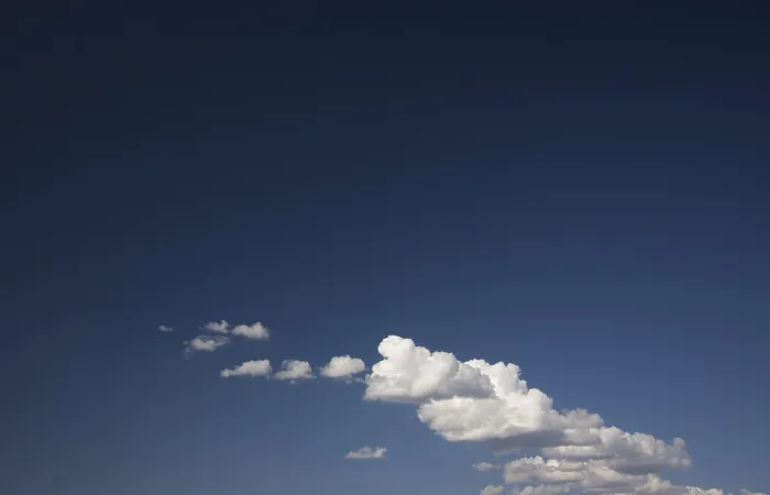 Framed Print : Deep Blue Sky with Dramatic Clouds Print Framed Print : Deep Blue Sky with Dramatic Clouds Print