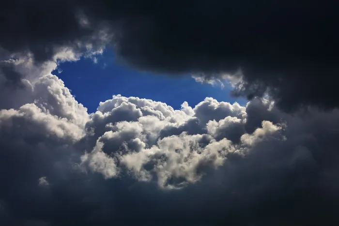 Framed Print : Austrian Cumulus Cloudscape Print