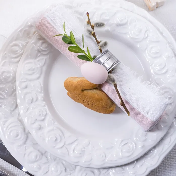 Framed Print : Easter Table Setting Print