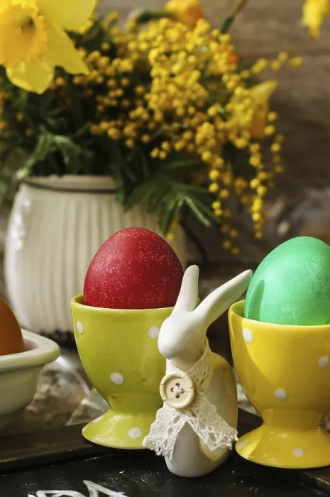 Framed Print : Easter Print: Spring Blooms and Eggs Framed Print : Easter Print: Spring Blooms and Eggs