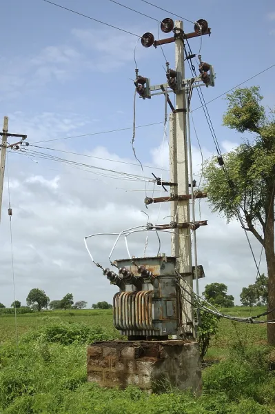 Electric Transformer Print, Andhra Pradesh Village. Art Prints, Posters &  Puzzles from imageBROKER
