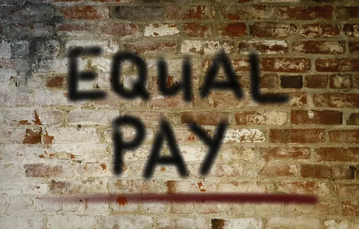Framed Print : Equal Pay Concept Print