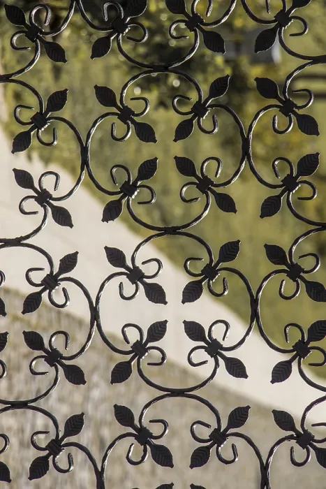 Framed Print : Example of Art Patterns Applied on Metals Print