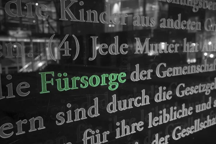 Framed Print : German Basic Law Print, Berlin Mitte, Germany Framed Print : German Basic Law Print, Berlin Mitte, Germany