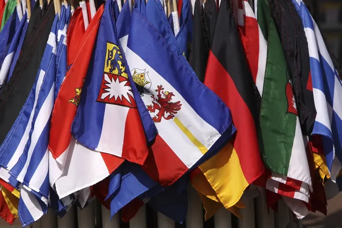 Framed Print : Flags Print from imageBROKER Framed Print : Flags Print from imageBROKER