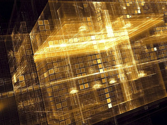 Framed Print : Futuristic Cubes Print - Abstract Computer-Generated Image Framed Print : Futuristic Cubes Print - Abstract Computer-Generated Image