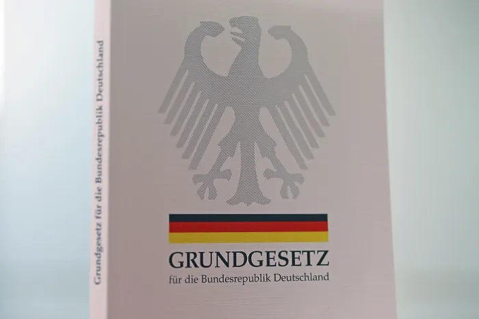 Framed Print : Print of the German Basic Law