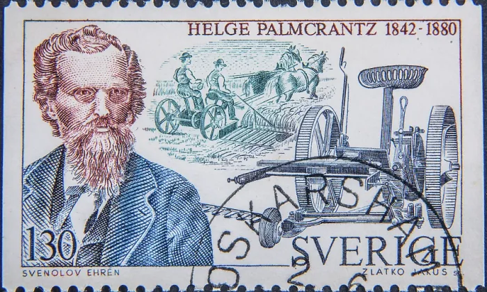 Framed Print : Helge Palmcrantz Print, Swedish Inventor and Industrialist