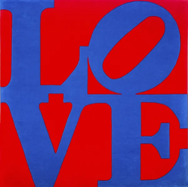 Framed Print of Robert Indiana LOVE Print, FENIX Museum, Rotterdam
