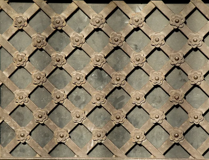 Framed Print : Metal Surface Print - Industrial Texture Pattern