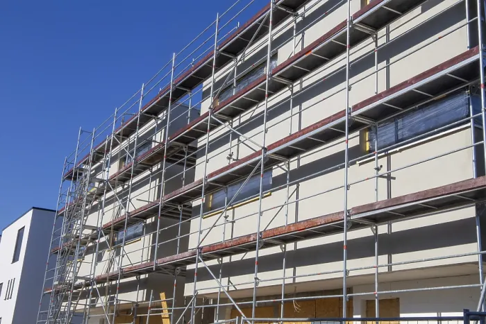 Framed Print : New Building Exterior Facade Print Framed Print : New Building Exterior Facade Print